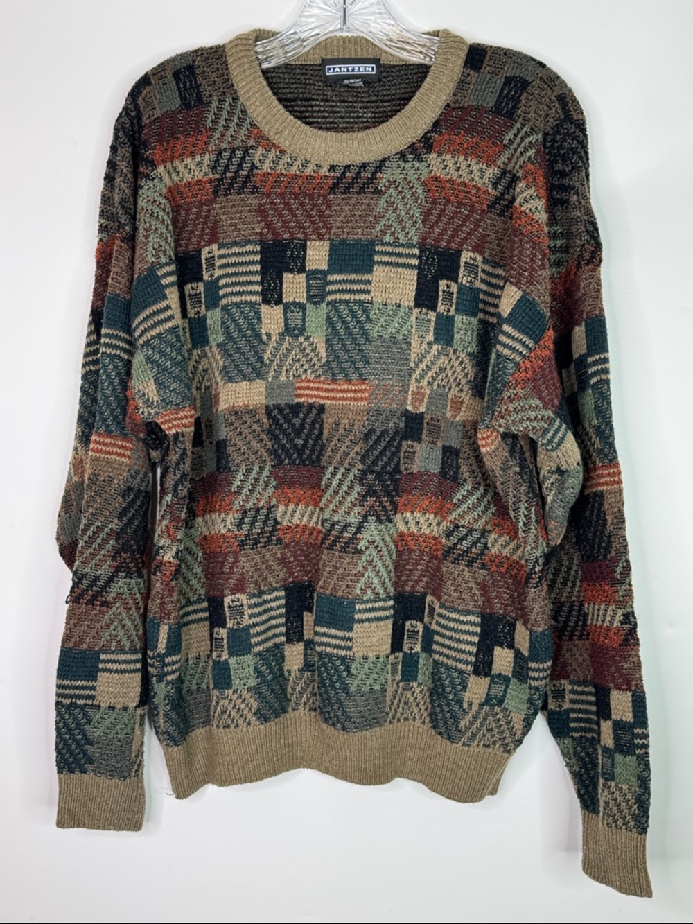 Vintage Jantzen Acrylic Crewneck Sweater Size XL Men's